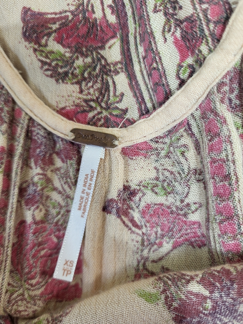 Free People Boho Flowy Top - Picture 11 of 11